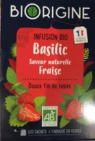 Infusion bio Basilic saveur naturelle de fraise