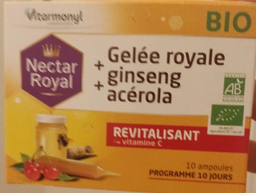 Gelée royale + ginseng + acerola