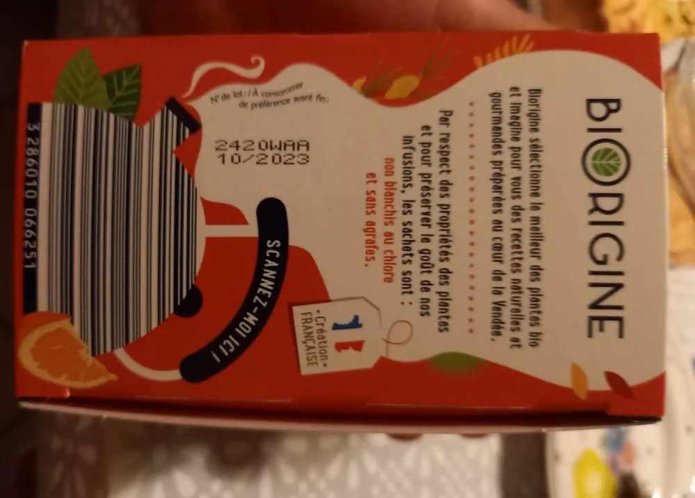 Infusion bio rooibos orange