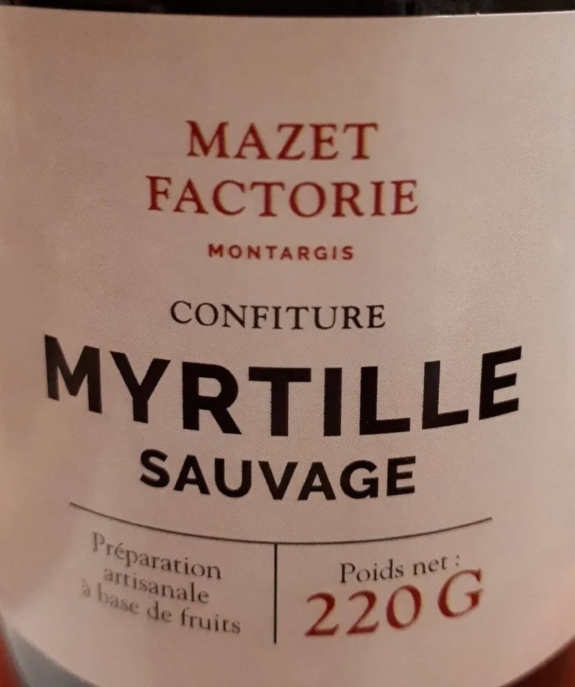 Myrtille sauvage