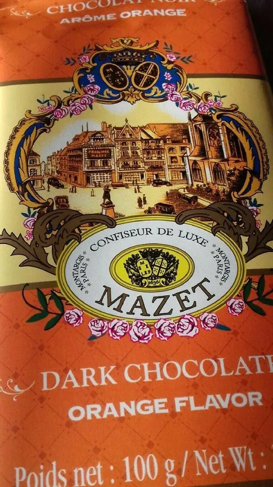 Chocolat noir arôme orange