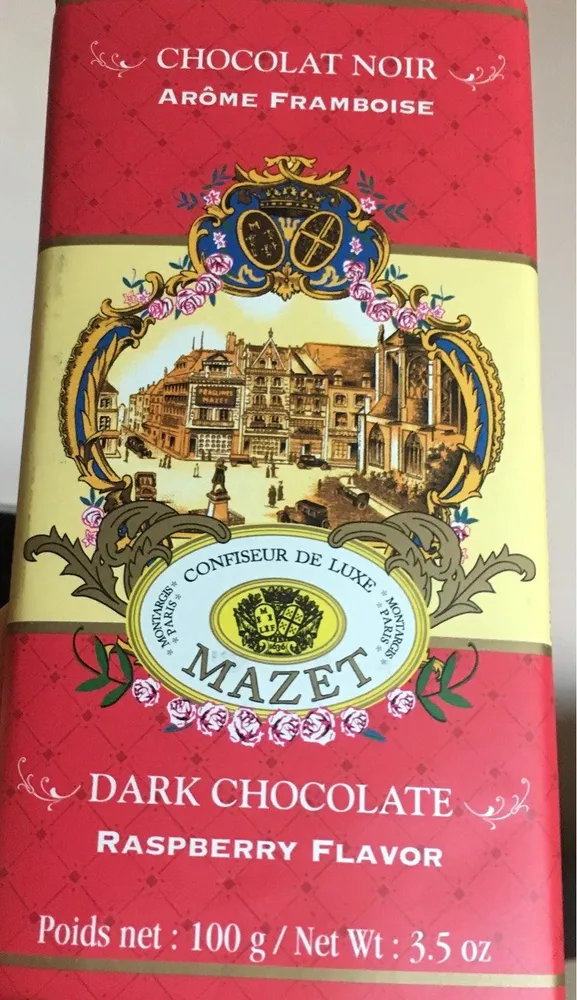 Chocolat noir arôme framboise