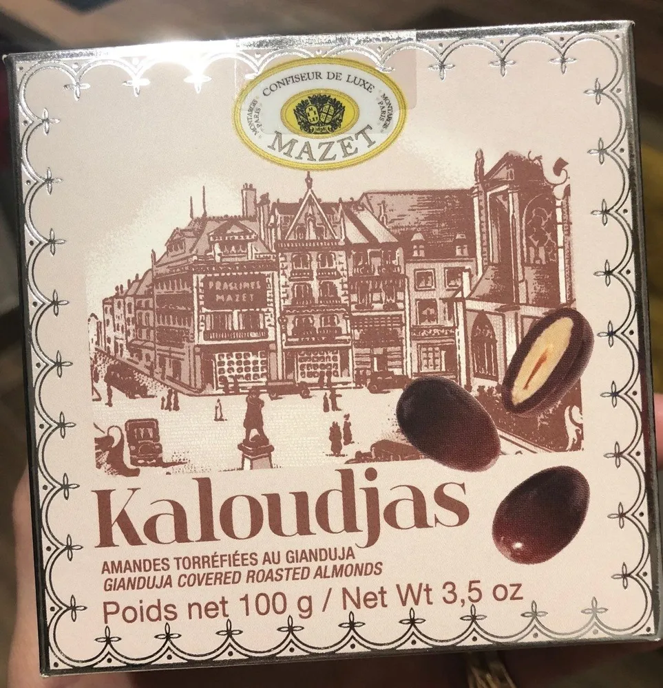 Amandes torréfiées au gianduja