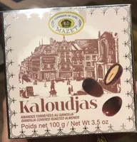 Amandes torréfiées au gianduja
