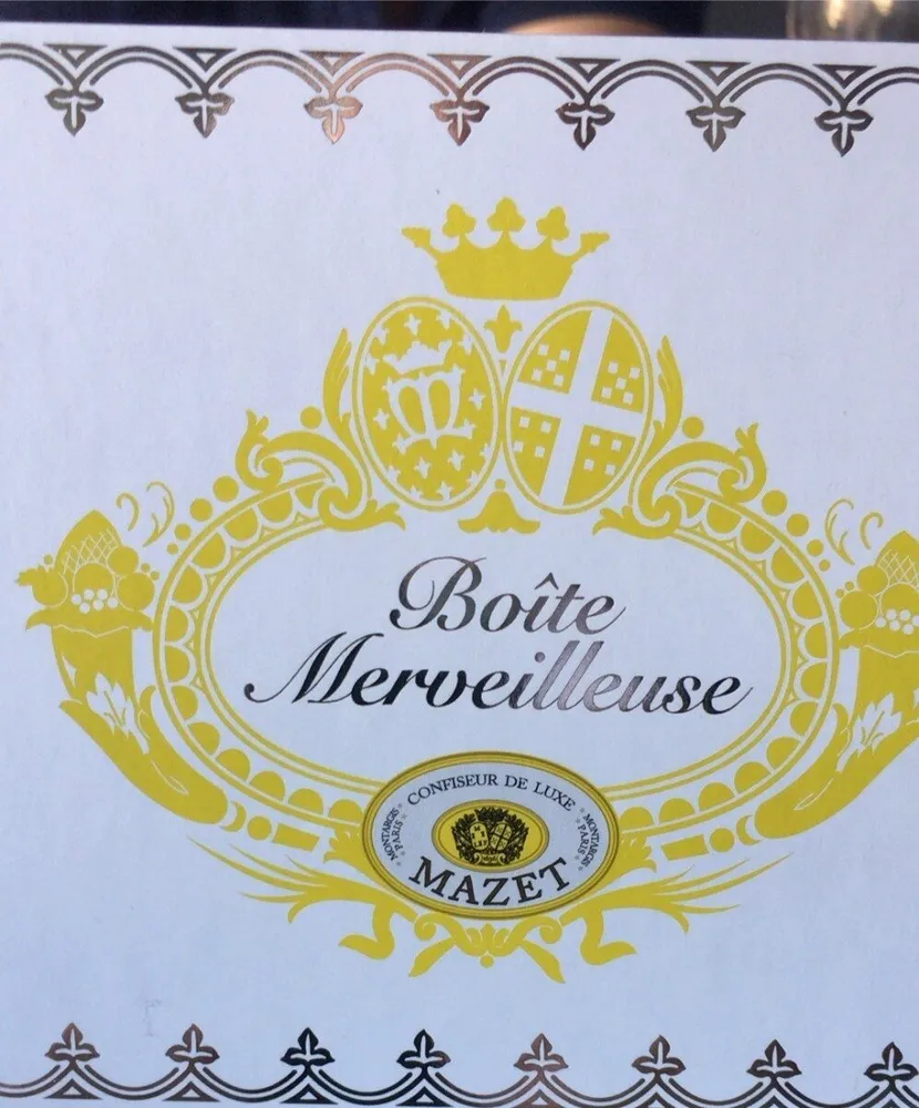 Boite merveilleuse confiserie