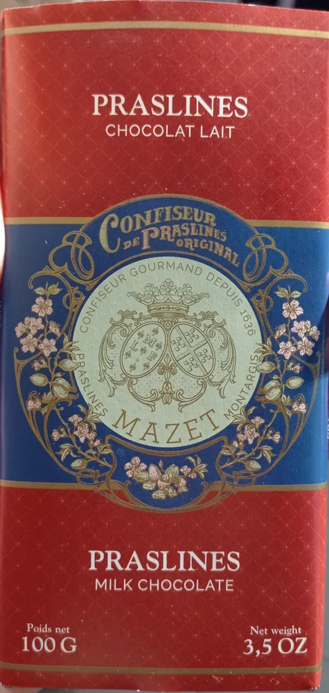 Praslines chocolat lait