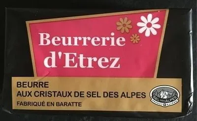 Beurre aux cristaux de sel des alpes