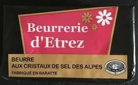 Beurre aux cristaux de sel des alpes