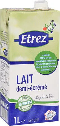 Lait demi-écrémé