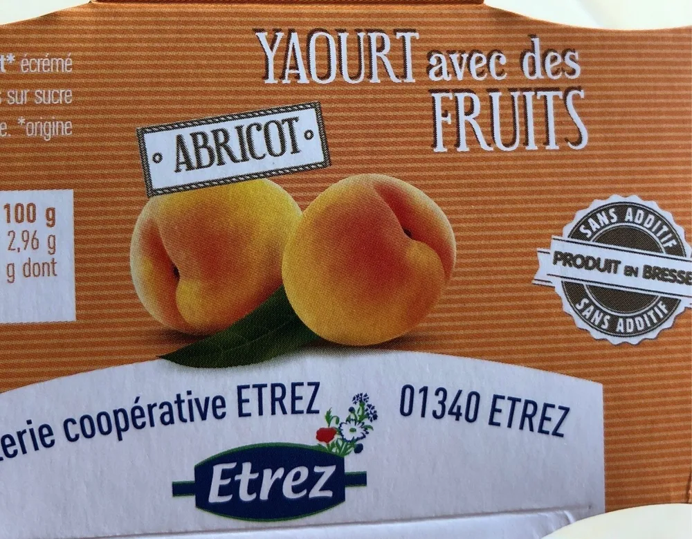 Yaourt Abricot