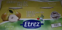 Yaourt avec des fruits - poire