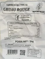farine de gruau rouge