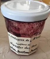 Confiture de myrtilles des bois