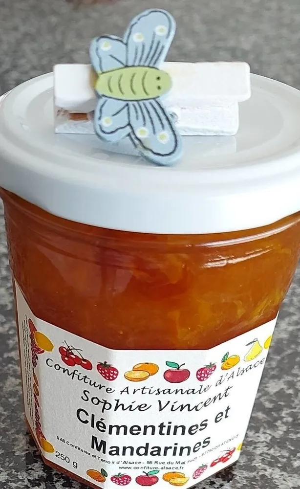 Confiture clémentines et mandarines