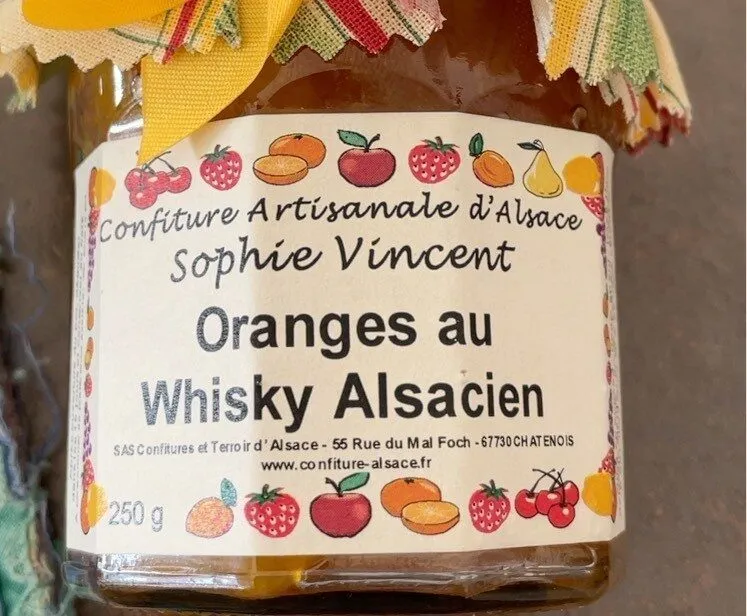 Oranges au whisky alsacien