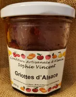 Confiture artisanale griottes d'alsace