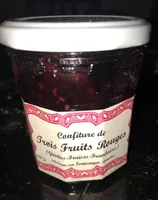 Confiture de trois fruits rouge