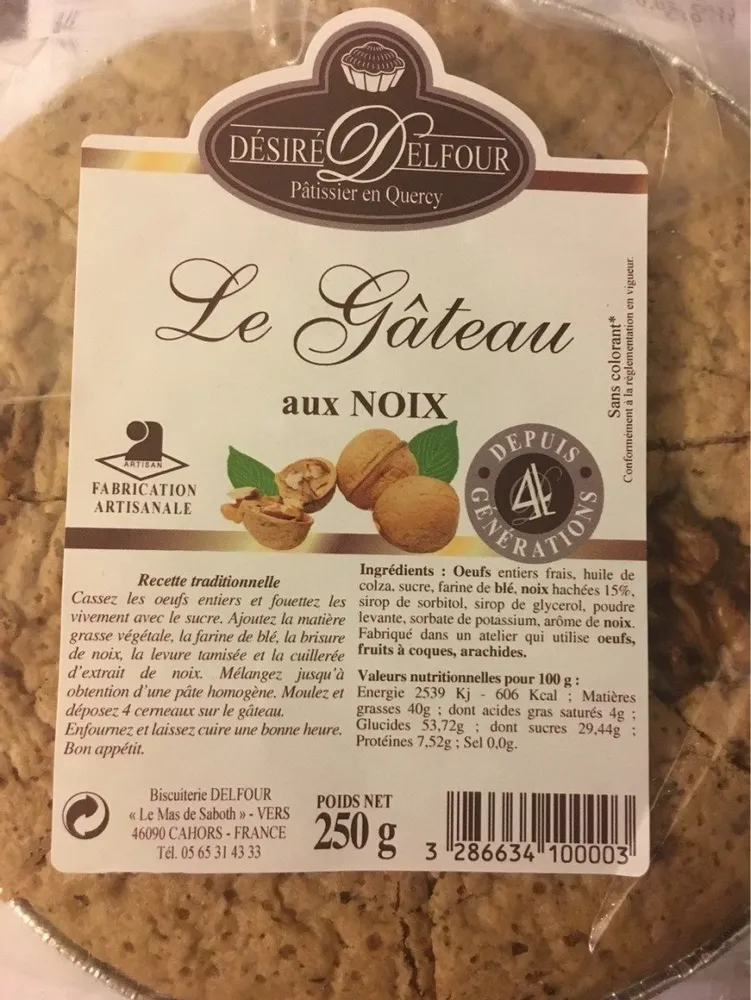 Le Gâteau aux Noix