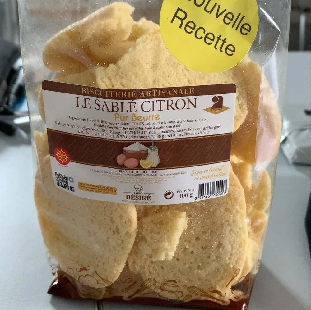 Le sablé citron