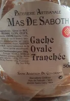 Gâche ovale tranchée