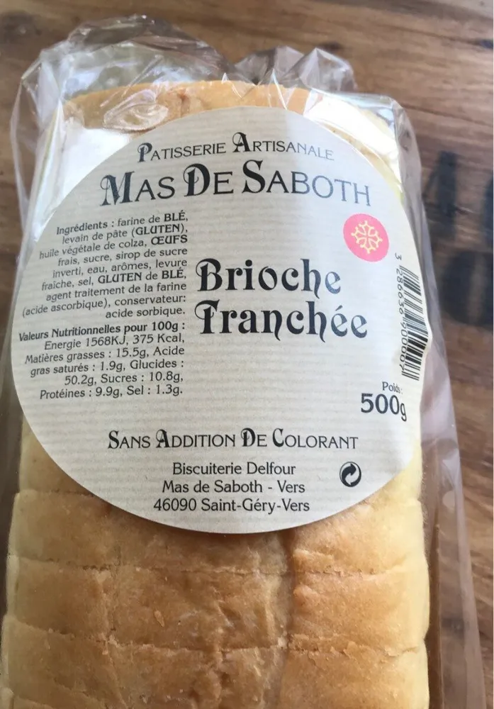 brioche tranchée