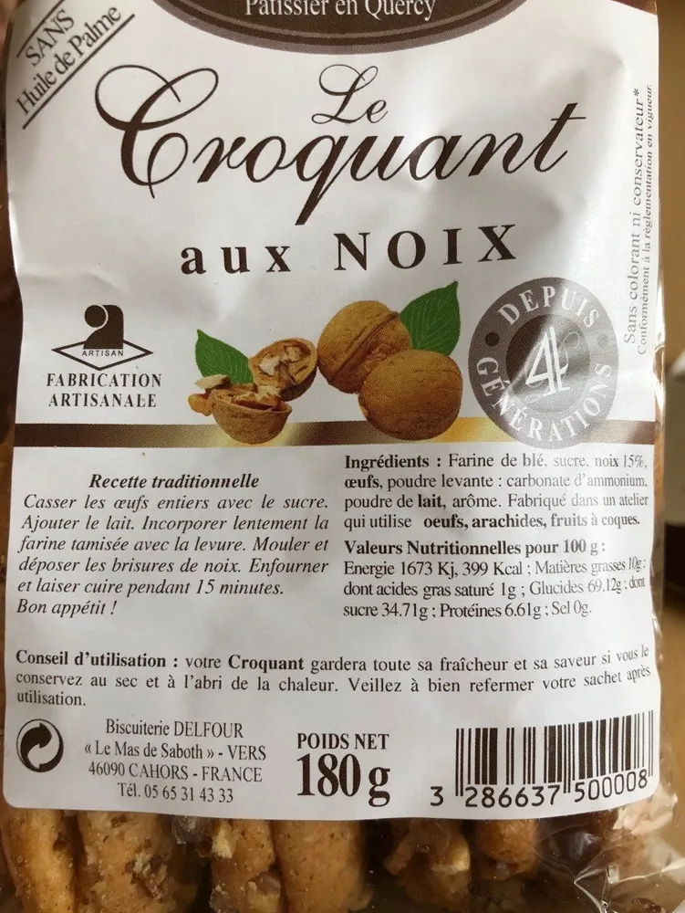 Le Croquant aux noix