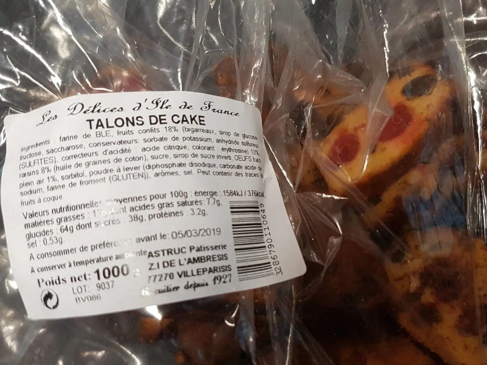 Talons de cake