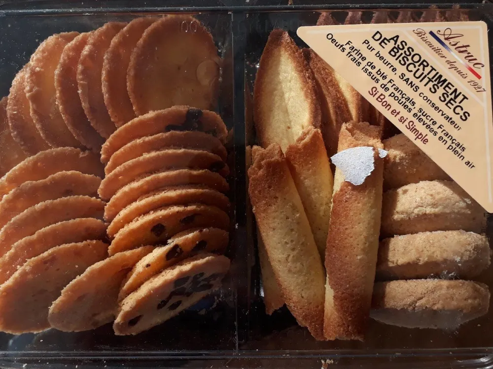 Assortiment de biscuits secs