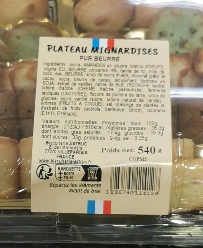 Plateau de mignardise