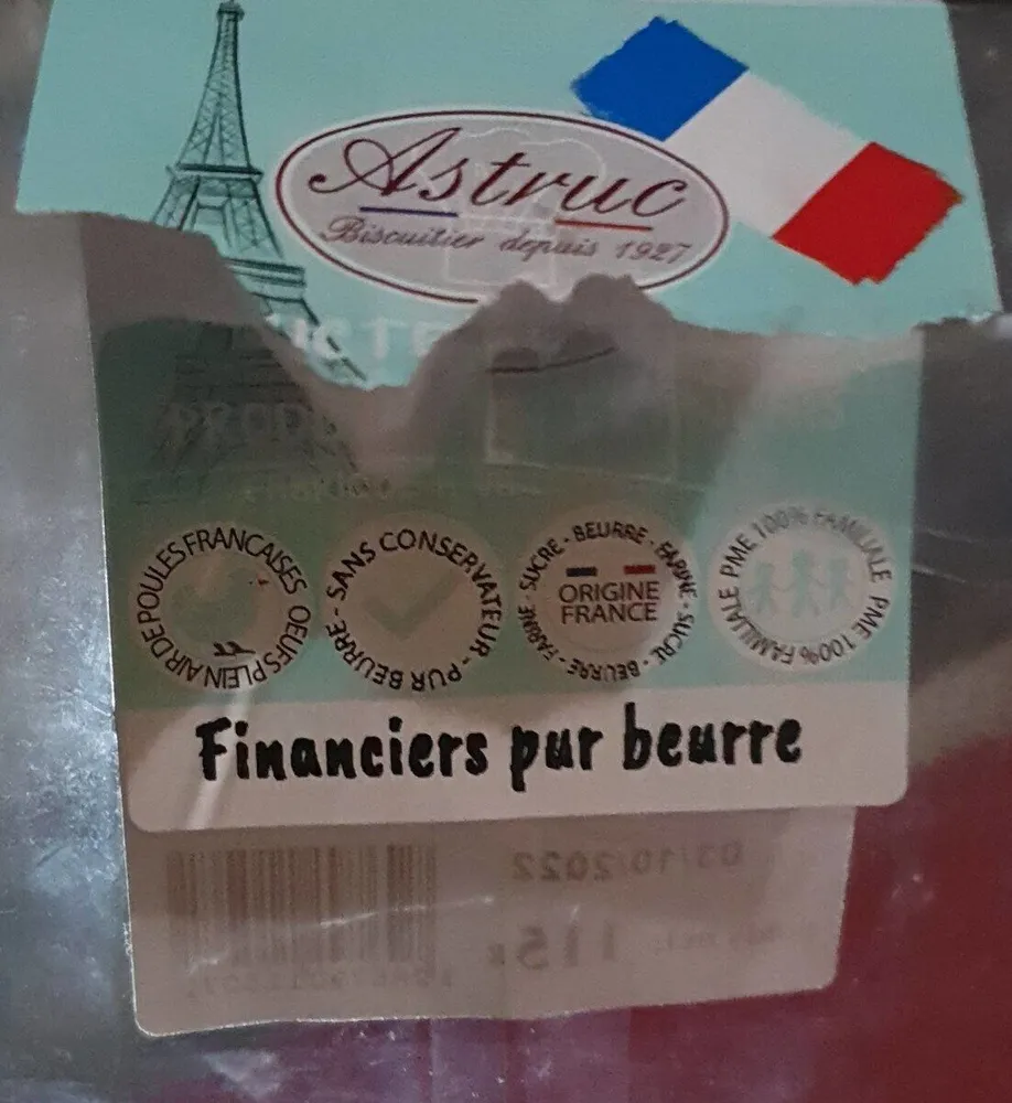 Financiers pur beurre
