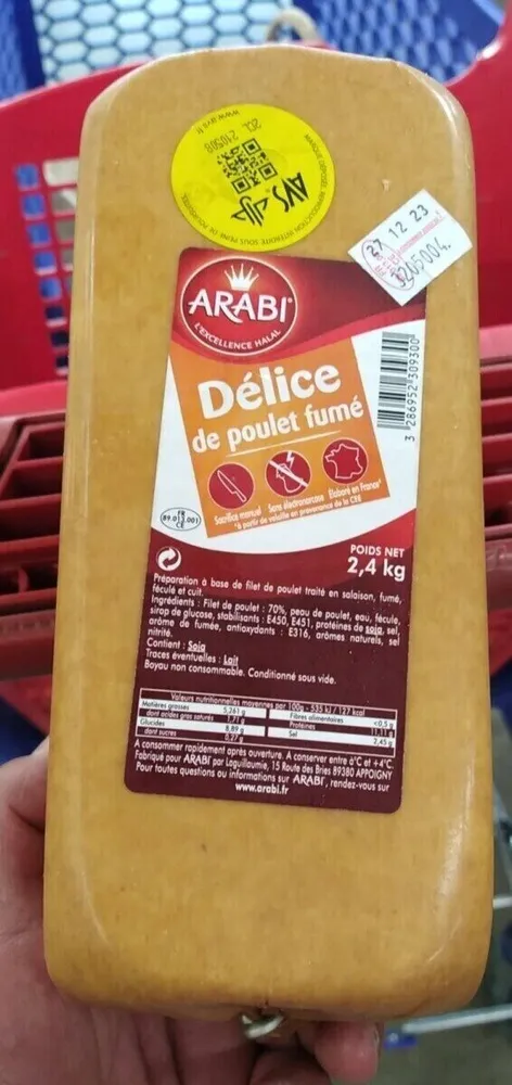 Délice de poulet fumé