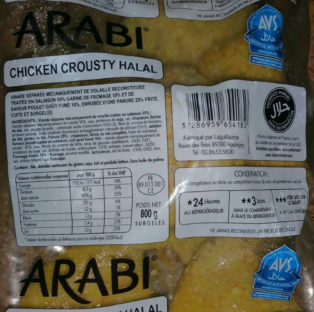 Chiken crusty  Halal