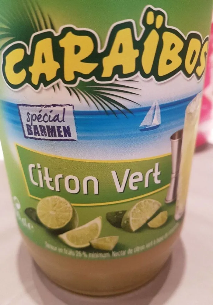 Bocal 1L Nectar Citron Vert Caraibos