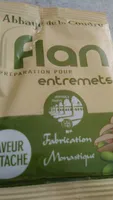 Préparation pour flan à la pistache