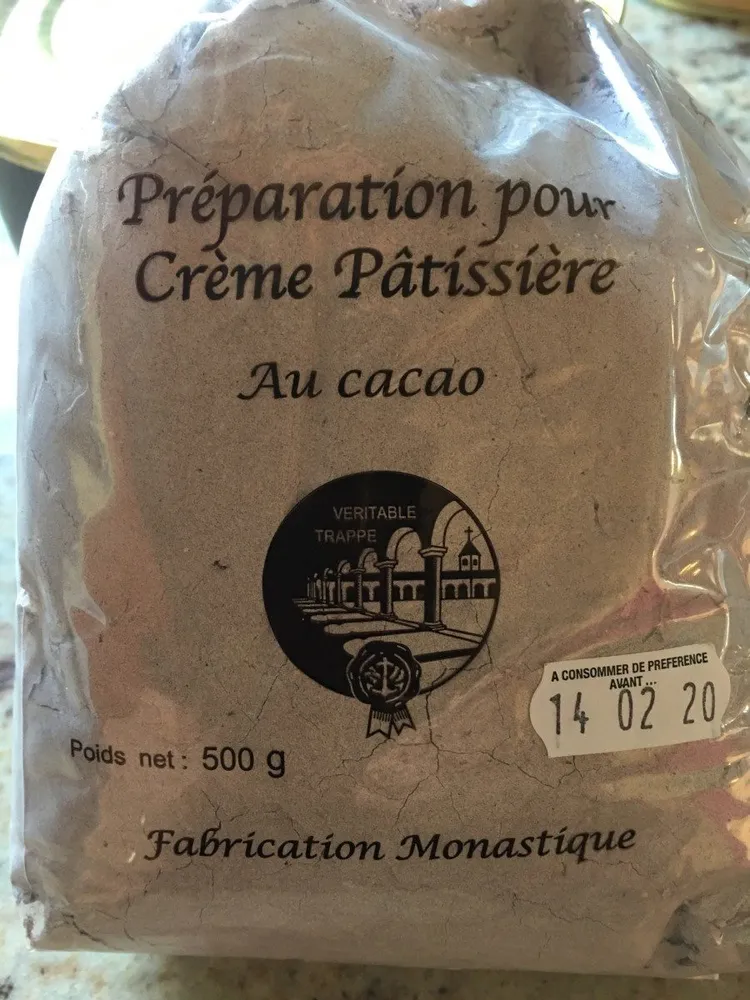 Préparation pour Crème pâtissière au Cacao