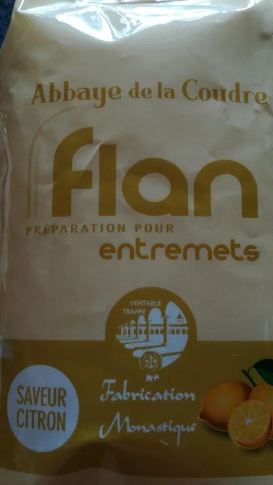 Flan saveur citron