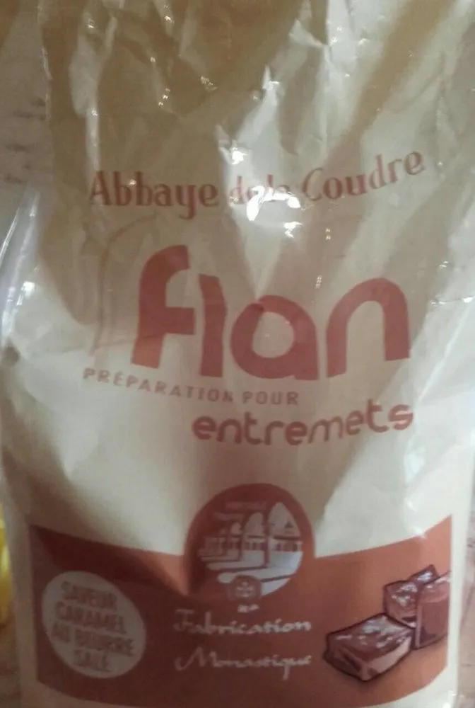 Préparation pour entremets saveur caramel au beurre salé