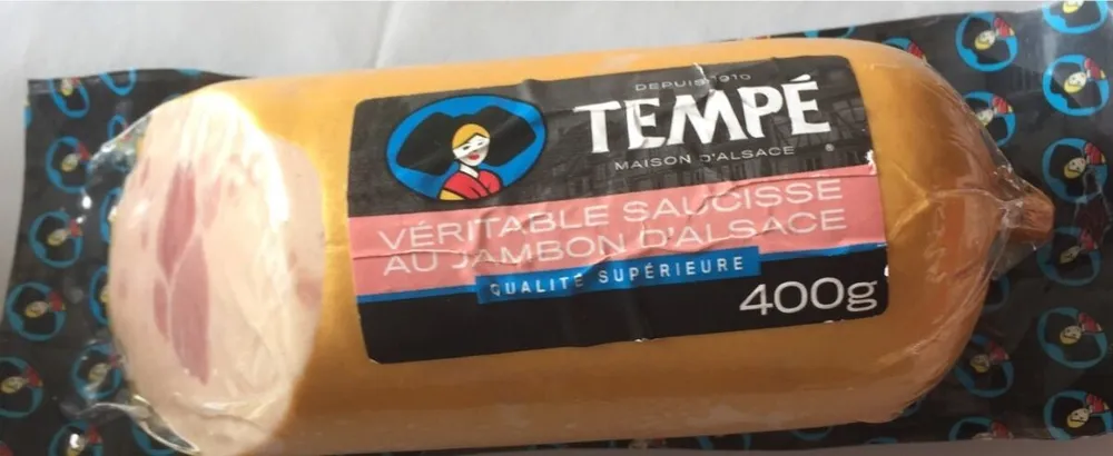 Veritable saucisse au jambon d'Alsace