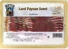Tempe, Lard paysan, tradition, la barquette