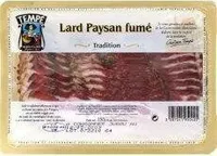 Tempe, Lard paysan, tradition, la barquette