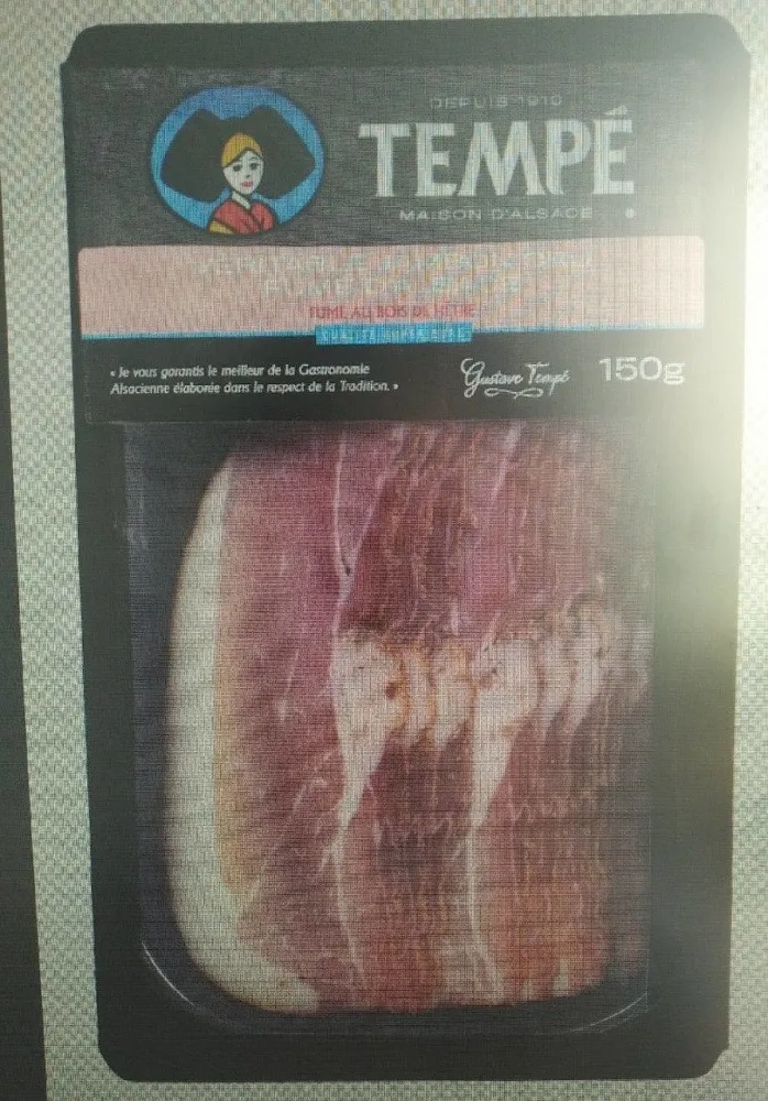 Jambon cru fumé d'Alsace TEMPE