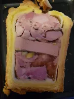 Tranche de pâte en croûte