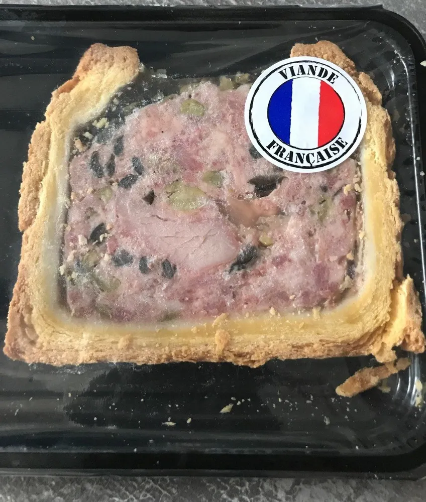 Pate en croute aux 2 olives