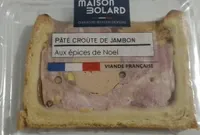Pâté Croûte de Jambon aux Épices de Noël