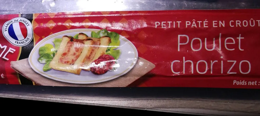 Pâté croûte poulet chorizo