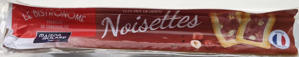 Petit pâté en croûte Noisettes