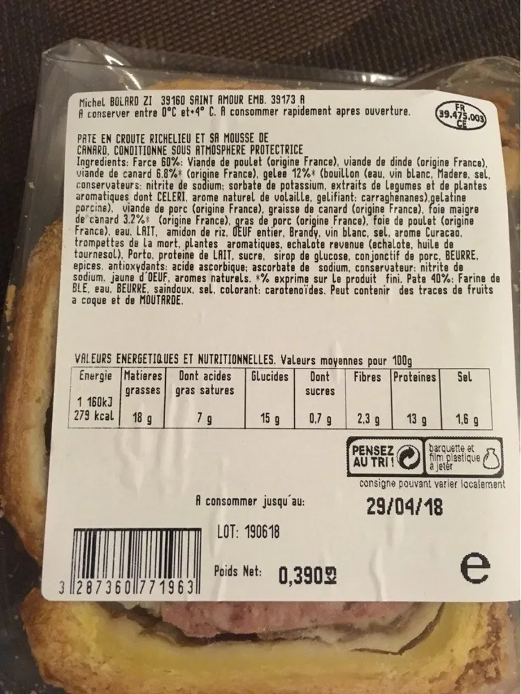 Pate en croute