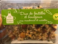 Duo de lentilles et boulgour
