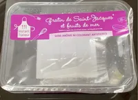 Gratin de Saint Jacques et fruits de mer