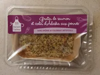 Gratin de Saumon et Colin d'Alaska aux pennes